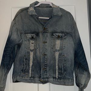 LF Distressed denim jacket